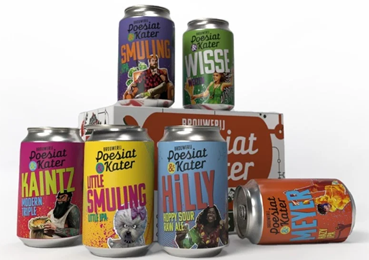 Bierpakket met 6 verschillende blikjes bier