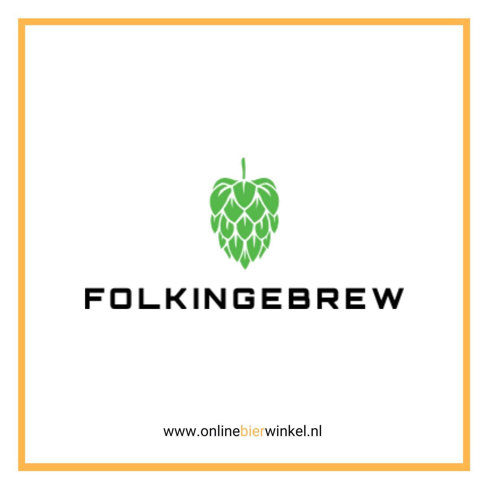 Het logo van brouwerij Folkingebrew